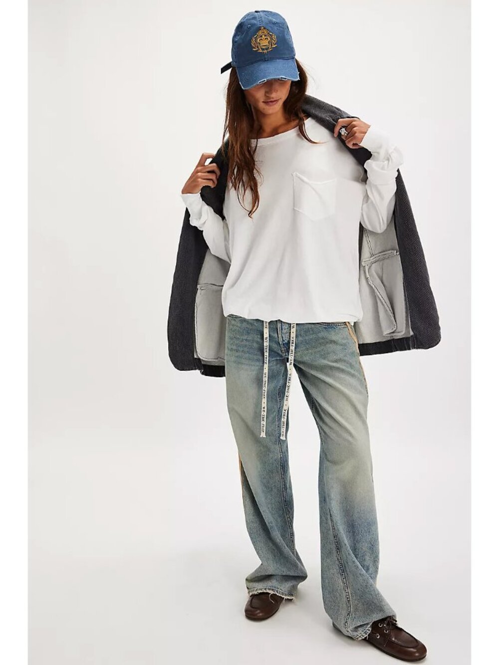 FREE PEOPLE We The Free Fade Into You Tee / Ivory - Picture 15 of 16